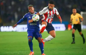 Millonarios cayó como local, 2-1 frente al Junior. FOTO COLPRENSA