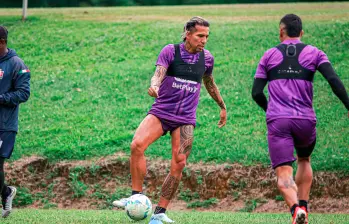 Dayro Moreno está en plenitud de condiciones para el duelo de hoy en Manizales. Su cuota de gol será definitiva. FOTO cortesía once caldas