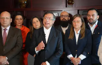 El presidente Gustavo Petro respondió, desde China, al hundimiento de la consulta popular en el Senado. Foto: PRESIDENCIA