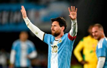 Lionel Messi, de 39 años, jugó su partido de despedida con la Selección Argentina en el estadio Monumental de Buenos Aires. Foto: AFP