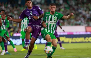 Pese a su juventud, Simón García busca consolidarse en la zaga verdolaga este semestre. FOTO MANUEL SALDARRIAGA