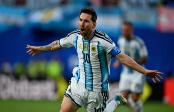 Lionel Messi, sin duda, la gran figura del Mundial hasta el momento. FOTO AFP 