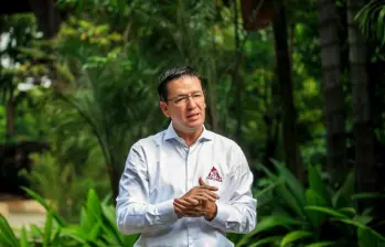Germán Bahamón, gerente de la Federación Nacional de Cafeteros, aseguró que la prioridad del gremio es generar mayor valor agregado al café colombiano y fortalecer la competitividad del sector. FOTO Camilo Suárez 