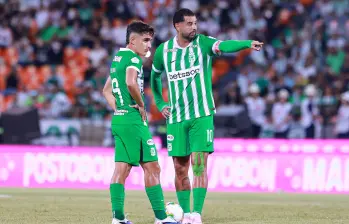 En la imagen aparecen Juan Manuel Rengifo y Edwin Cardona. FOTO MANUEL SALDARRIAGA