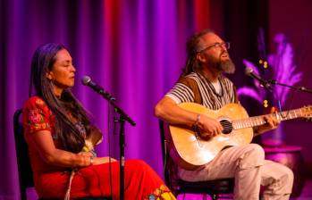 Shimshai & Susana, un dueto referente de la música medicina. Foto: Cortesía