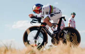 Remco Evenepoel se hizo con la tercera contrarreloj en el Tour de Francia en la historia. FOTO: X Tour de France