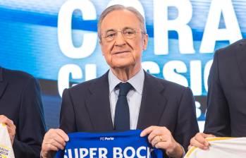 Florentino Pérez declaró, luego de conocer el comunicado del TJUN, que “los clubes serán dueños de su destino”. FOTO getty 