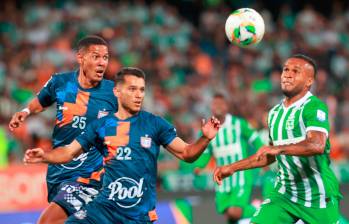 Atlético Nacional hace su estreno en Liga frente al Chicó. FOTO MANUEL SALDARRIAGA