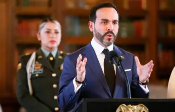 Abelardo de la Espriella informó que habló con Donald Trump y le pidió suspender temporalmente los aranceles a productos colombianos. FOTO Colprensa