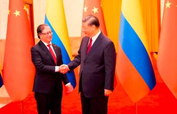 La visita oficial del presidente Gustavo Petro a China fue entre el 24 y el 26 de octubre de este 2023. El jefe de Estado se reunió con su homólogo chino, Xi Jinping, y elevó las relaciones a Asociación Estratégica. FOTO cortesía
