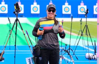 La arquera antioqueña Ana María Rendón participa en sus cuartos Juegos Olímpicos. Estuvo en Pekín 2008, Londres 2012 y Río 2016. FOTO: COMITÉ OLÍMPICO COLOMBIANO 