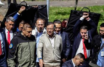 El presidente ha dicho en varias ocasiones que una junta interncional del crimen estaría detrás de los intentos de asesinarlo. FOTO: AFP
