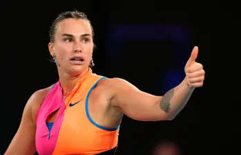 La tenista bielorrusa Aryna Sabalenka ocupa el primer puesto del ranking mundial de la WTA. Buscará su tercer triunfo en Australia. Foto: tomada del x de @AustralianOpen