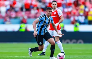 Miguel Monsalve es una de las figuras del Gremio de Porto Alegre de Brasil. Suma 6 goles y 3 asistencias. FOTO getty 