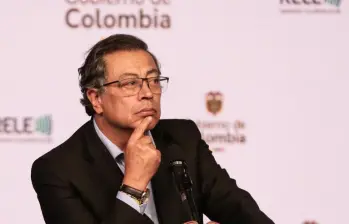 El presidente Gustavo Petro ahondó sobre los temas clave de la próxima Comisión Mixta Permanente de Inspección de la frontera colombo-peruana que se celebrará en septiembre en Lima. FOTO: Colprensa 