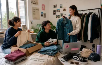 Estudiantes universitarios buscan alternativas para generar ingresos y cubrir gastos como matrícula, transporte, materiales académicos y alimentación durante el semestre. FOTO suministrada por Go Trendier