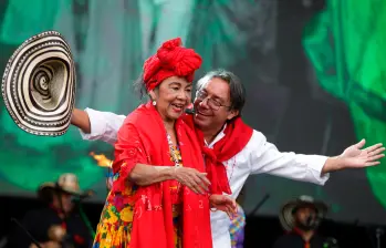 Totó la Momposina en su último show. FOTO Colprensa
