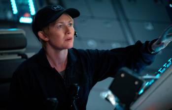 Mireille Enos hace parte de la quinta temporada de For all mankind, la serie que nos pone a vivir en la Luna y Marte, mucho antes de que sea una realidad. FOTO Cortesía Apple TV