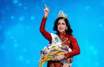 Fátima Bosch, de México, ganó el concurso de Miss Universo en medio de las polémicas. FOTO Getty
