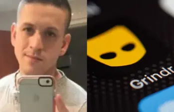 Grindr es una de las aplicaciones más utilizadas por personas gay y bisexuales. Se estima que diariamente se conectan cerca de 3.6 millones de personas. Imagen: Policía nacional, León Neal/Getty Im.