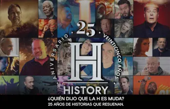 History cumple 25 años en América Latina y lo celebra con estrenos especiales, la temporada 25 de El precio de la historia y una programación multiplataforma que revive sus producciones más emblemáticas. FOTO cortesía History