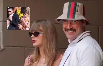 Taylor Swift y Travis Kelce fueron fotografiados por primera vez como esposos durante la boda de unos amigos en California, una semana después de su matrimonio en el Madison Square Garden de Nueva York.