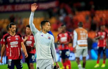 El arquero José Luis Chunga no juega con el Medellín desde el pasado 26 de noviembre, cuando sufrió una lesión de rodilla en el duelo contra Millonarios válido por los cuadrangulares semifinales. FOTO: JAIME PÉREZ 