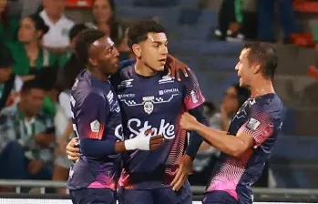 Emilio Aristizábal (centro) viene de mostrar valía y talento en Fortaleza. Foto: Manuel Saldarriaga Quintero.