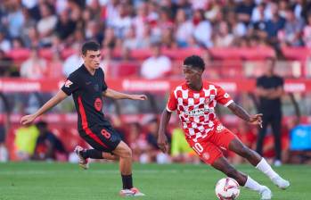 Yáser Asprilla hará su debut en la Liga de Campeones con el Girona de España, este miércoles, frente al París Saint Germain en la capital francesa (2:00 p.m., hora de Colombia). FOTO GETTY