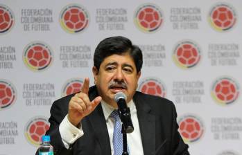 El expresidente de la Federación Colombiana de Fútbol, Luis Bedoya. FOTO ARCHIVO COLPRENSA