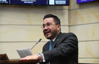 Jorge Eliécer Laverde estuvo hace dos semanas ante el Congreso, en medio de las comparecencias públicas de los candidatos a contralor. FOTO: Cortesía del Senado.