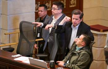 El ministro del Interior, Juan Fernando Cristo es el puente del Gobierno con el Congreso de la República. FOTO COLPRENSA