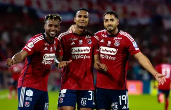 Los futbolistas Léyser Chaverra, Diego Moreno y Francisco Fydriszewski son titulares en Tunja. FOTO: MANUEL SALDARRIAGA