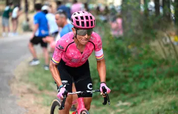 Esteban Chaves, de 35 años, le dice adiós al ciclismo de élite. Estuvo en cinco Giros de Italia, cuatro Tours de Francia y ocho Vueltas a España. FOTO GETTY