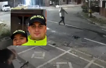 Las autoridades investigan las circunstancias en las que dos policías de la Sijín murieron durante un presunto caso de fuego amigo mientras verificaban una camioneta reportada como hurtada en Medellín. FOTO: Redes sociales.
