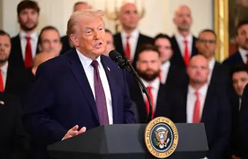 El presidente Donald Trump en su segundo mandato al frente de la Casa Blanca. Foto: AFP
