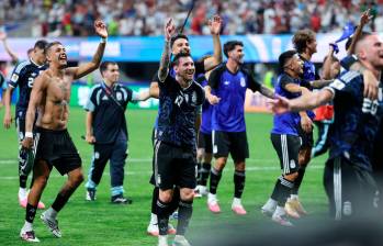 Lionel Messi, capitán de Argentina, guía para conducir a su elenco a la final. FOTO: GETTY 