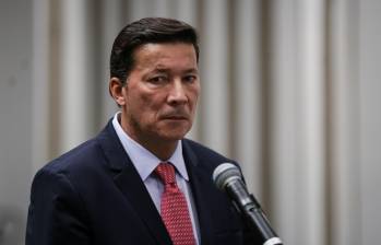 El registrador nacional Hernán Penagos detalló que los resultados del preconteo sólo se comenzarán a divulgar el domingo, 31 de mayo, después de las 4:00 p.. m. Foto: Colprensa - Cristian Bayona