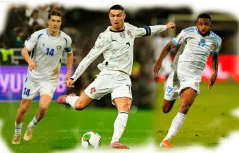 Eldor Shomurodov (44 goles en 90 partidos), Cristiano Ronaldo (143 tantos en 226 compromisos) y Cedric Bakambu (21 dianas en 67 presencias), son los máximos goleadores de sus selecciones. FOTO: GETTY