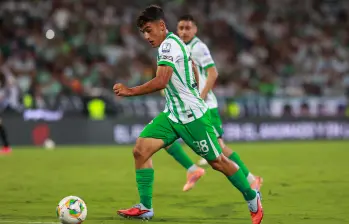 Juan Manuel Rengifo viene de ser figura en el clásico antioqueño frente al DIM, en el que anotó uno de los goles de la victoria verdolaga ante el conjunto rojo. FOTO MANUEL SALDARRIAGA