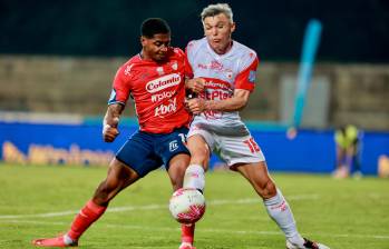 Daniel Torres fue fundamental para que Independiente Medellín triunfara el lunes como visitante contra DIM, su exequipo. FOTO MANUEL SALDARRIAGA