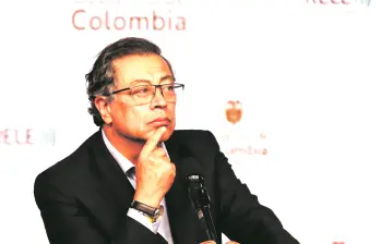 Gustavo Petro, presidente de Colombia. FOTO COLPRENSA.
