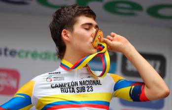 Samuel Flórez se crió en Medellín y lleva varios años viviendo en Europa. Corre para el equipo Cortizo de España. FOTO: CORTESÍA FEDECICLISMO