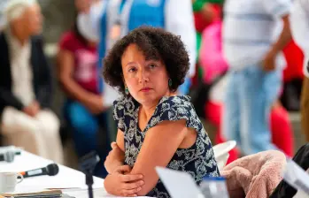 La senadora antioqueña del Pacto Histórico, Isabel Zuleta, fue señalada de estarse presunsamente aprovechando de su cargo para buscar votos en las cárceles. FOTO El Colombiano