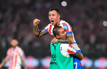 Omar Alderete, autor del gol de Paraguay ante Chile. FOTO GETTY