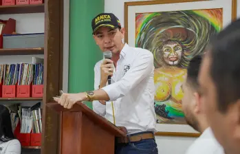 Juan Alfredo Qüenza, alcalde de Arauca. FOTO: Tomada de X @alcaldiaarauca