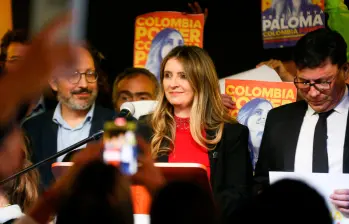 La senadora Paloma Valencia lanzó su precandidatura presidencial el 27 de agosto. FOTO: Colprensa
