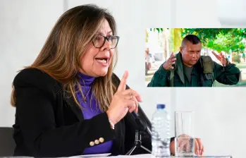 Luz Adriana Camargo, fiscal general pide reactivar orden de captura contra alias Calarcá. FOTOS: Colprensa y captura de video