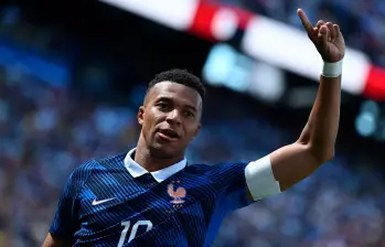 El delantero francés Kylian Mbappé es el capitán de la Selección de su país en la Copa del Mundo que se juega en Canadá, Estados Unidos y México. Foto: Getty