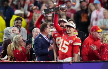Patrick Mahomes, quarterback de los Chiefs, se llevó el MVP (Jugador Más Valioso) del Super Bowl 58 que se jugó en Las Vegas. FOTO: Tomada de X (antes Twitter) @SuperBowl